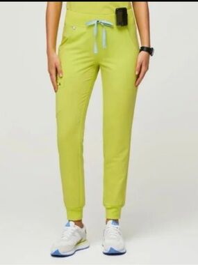 FIGS Citrine Zamora Jogger Scrub Pants Womens Size Sm Cargo Healthcare Medical